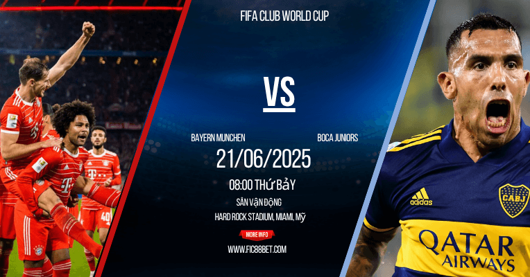 soi kèo Bayern Munich vs Boca Juniors