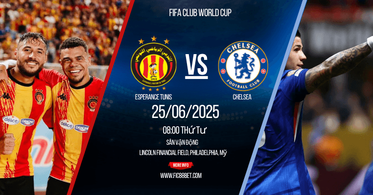Soi kèo Esperance Tunis vs Chelsea