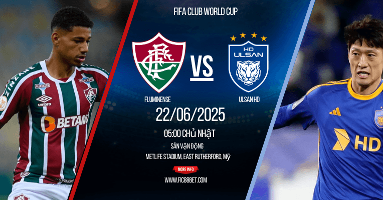 soi kèo Fluminense vs Ulsan HD