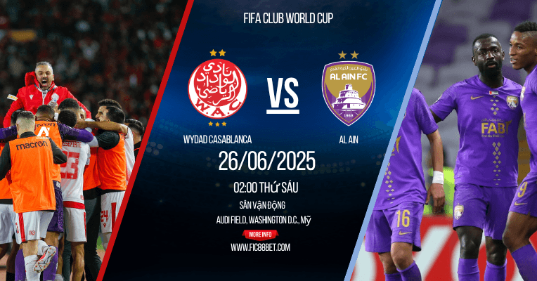 soi kèo Wydad vs Al Ain