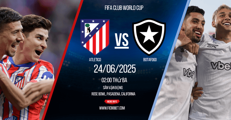 soi kèo atletico madrid vs botafogo