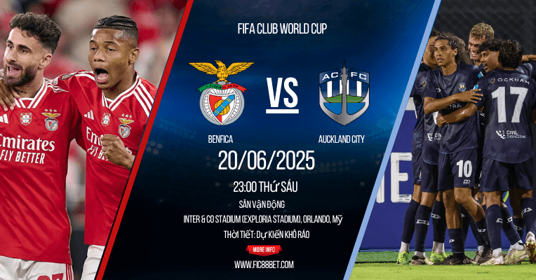 Soi kèo benfica vs auckland city