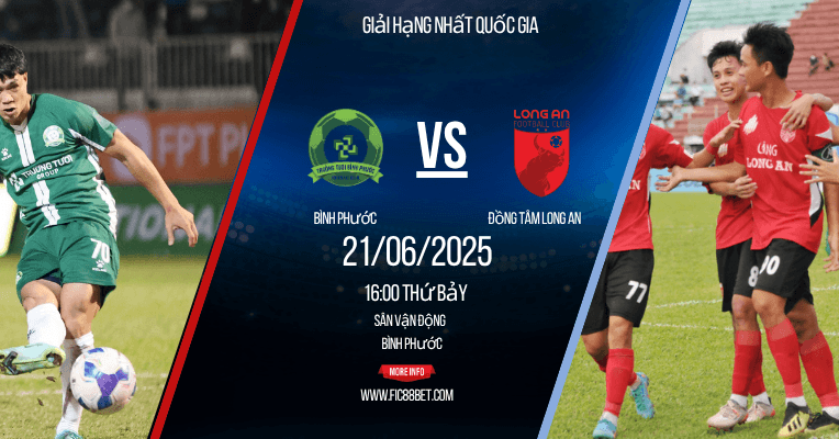 Soi kèo Bình Phước vs Đồng Tâm Long An