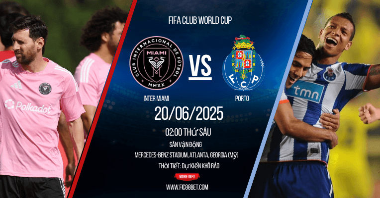 Soi kèo Inter Miami vs Porto