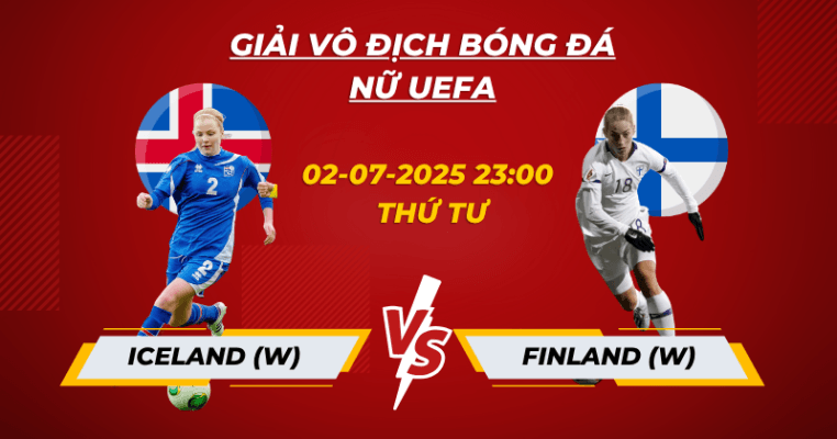 Soi kèo nữ Iceland vs nữ Phần Lan