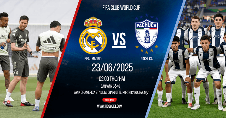 Soi kèo Real Madrid vs Pachuca
