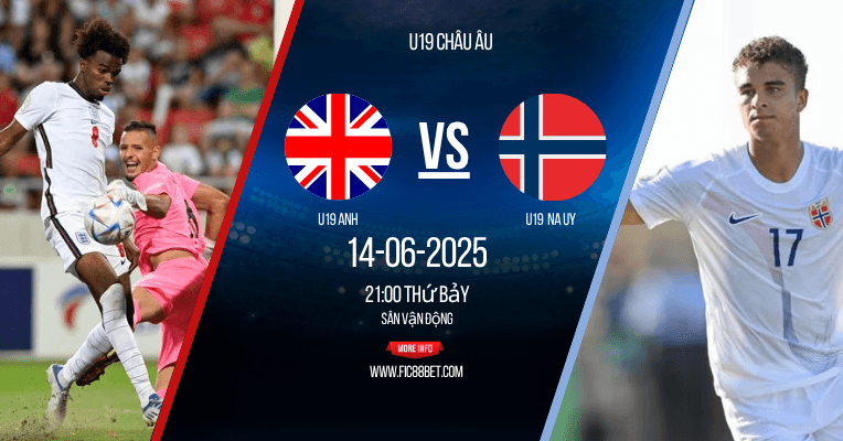 Soi kèo U19 Anh vs U19 Na Uy