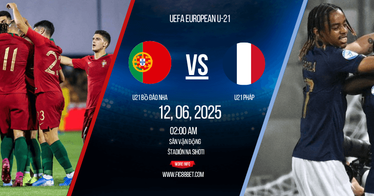Soi kèo u21 Bồ đào nha vs u21 pháp
