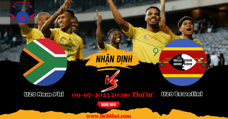 Nhận định U20 Nam Phi vs U20 Eswatini