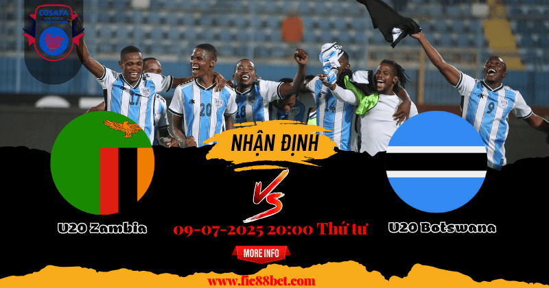 Nhận định U20 Zambia vs U20 Botswana