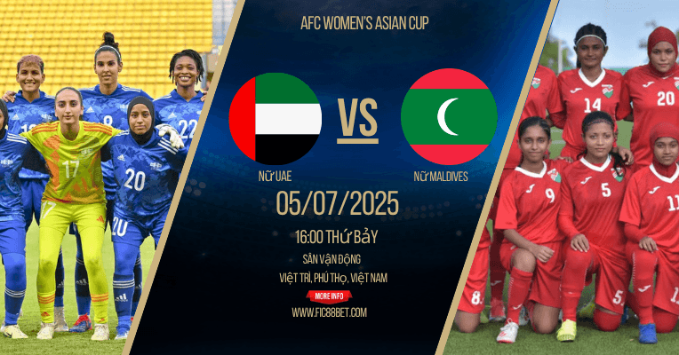 Soi kèo Nữ UAE vs Nữ Maldives