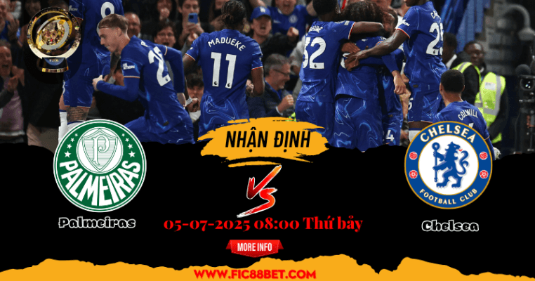 Soi kèo Palmeiras vs Chelsea