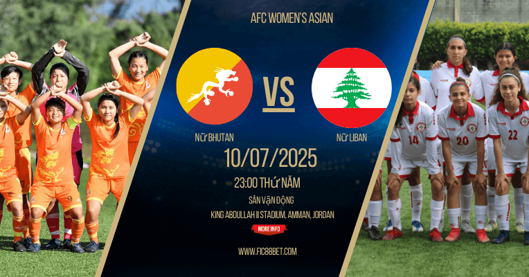 soi kèo Nữ Bhutan vs Nữ Liban