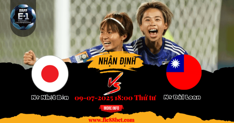 Soi Kèo Nữ Nhật Bản vs Nữ Đài Loan