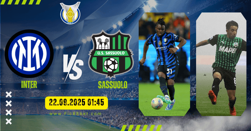 Nhận định Inter vs Sassuolo