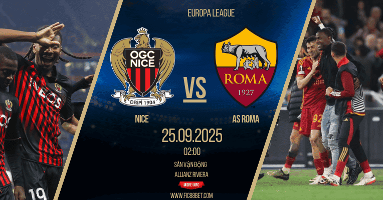 Nhận định Nice vs AS Roma