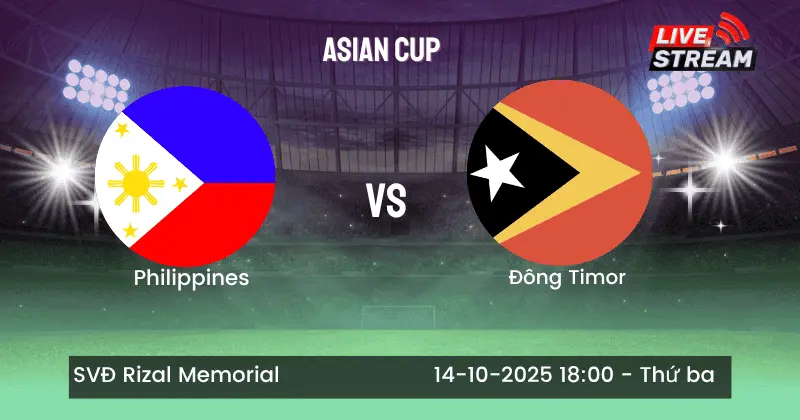 Nhận Định Philippines vs Đông Timor: "Azkals" Tự Tin Bảo Vệ Thành Tích Hoàn Hảo Trên Sân Rizal 1 Nhận Định Philippines vs Đông Timor
