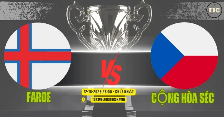 Nhận định Quần đảo Faroe vs Cộng hòa Séc